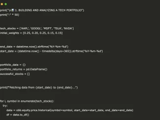 Building an Advanced Portfolio Analysis and Market Intelligence Tool with OpenBB
