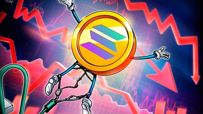 SOL Slumps As TVL Slides And Memecoin Demand Fades