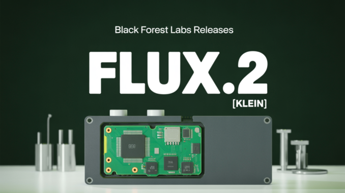 Black Forest Labs Releases FLUX.2 [klein]: Compact Flow Models for Interactive Visual Intelligence