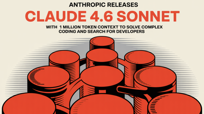 Anthropic Releases Claude 4.6 Sonnet with 1 Million Token Context to Solve Complex Coding and Search for Developers