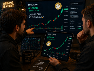 Analysis of a bullish Dogecoin chart