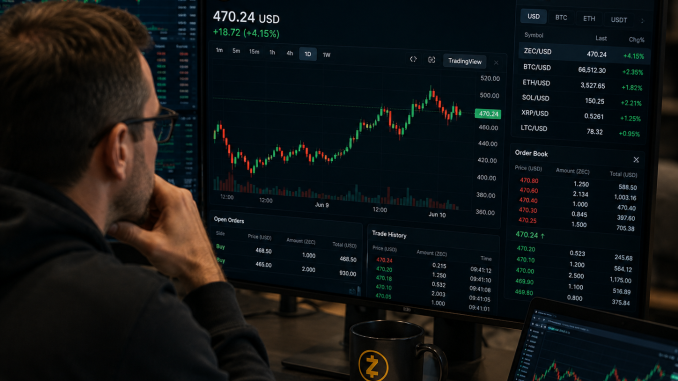 ZEC surges 4%, targets new weekly high